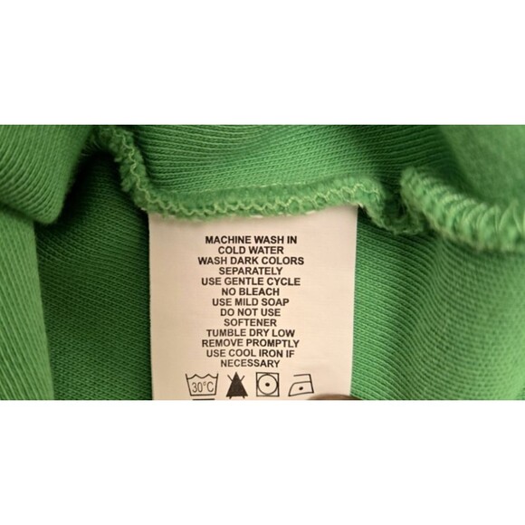 Clover Golf Polo Shirt 1/4 Zip Long Sleeve Green (Women's Medium) - Picture 10 of 14